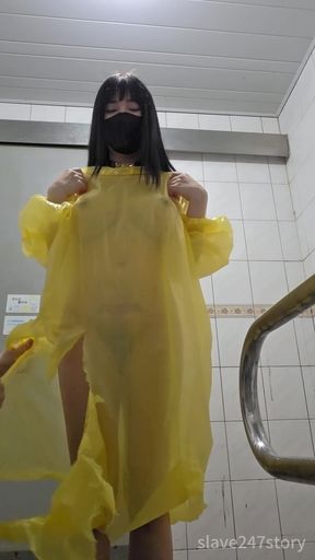 I thought the transparent raincoat was bad enough... then it got