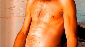 Jack off in the Laundry room, Horny Being Half Naked, Dick so hard, Lot of Cum, Join Me, Enjoy