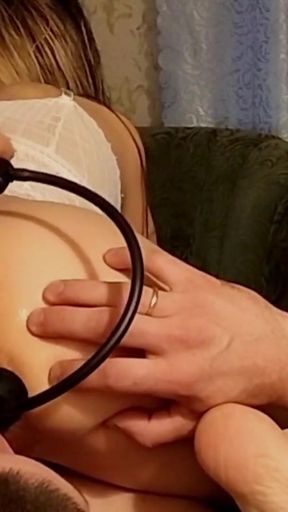I suck a big while he pounds my ass with a cork   Clip 2
