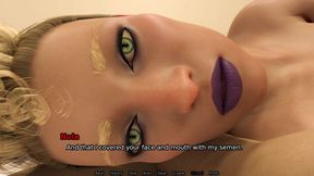 Fantasy Dating:  Futa Fucks Girl In Her Mouth, Rough Deepthroat And Facial Cumshot Part 4
