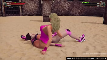Bambi Bimbo VS Rok (Naked Fighter 3D)