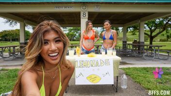 Marley Madden, Lina Flex, Clara Trinity in The Lemonade Girls