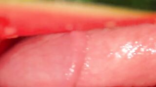 Muscular Stud Fucks and Cums on Watermelon