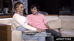 ADULT TIME - MILF Pristine Edge Is Kept Up All Night By Stepson's Desire To Fuck - SPANISH SUBTITLES