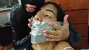 The Bound And Gagged Babysitter Won't Be Waking Up The Little Devils! (mp4)