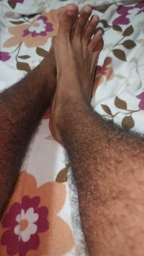 Solo Male Feet POV  Soft Soles &amp; Toe Play