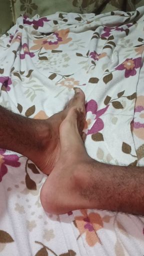 Solo Male Feet POV  Soft Soles &amp; Toe Play
