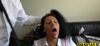 Submissive Bimbo Gets Her Pussy Punished