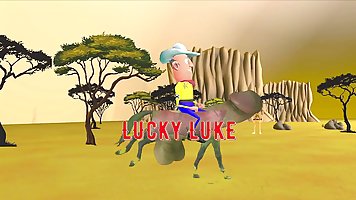 Lucky Luke is making sure that African animals are safe and can fuck all day long