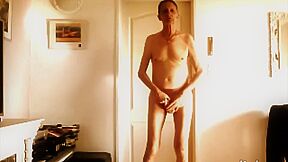 Wally Wanking Nude