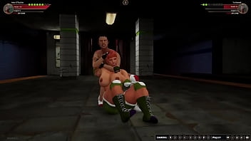 Aine O&#039_Rackie VS Yu Kawaii (Naked Fighter 3D)