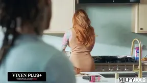 Step mom tempted by roommate's BBC