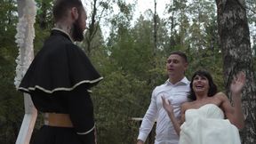 Looks Like the Wedding Didn't Go According to Plan? or Is a Threesome Supposed to Be Like That?