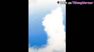Beach Day Animated Cartoon Gets Cummed On