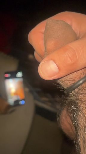 Warm thick veiny fiery reddish straw