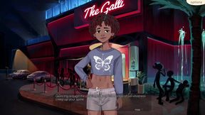 Hazelnut Latte gushes cum on tiny femboy bartender’s dick