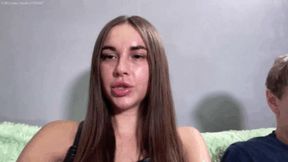 09r Princess Eva Having fun with a slave) I love to spit in his face) ( 1080)