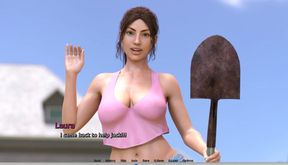 Laura lustful secret - gameplay - roleplay - helping neighbor , shower
