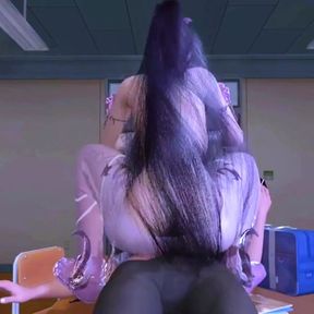 Cosplay rabit girl riding her classmateHentai 3D Uncensored V344