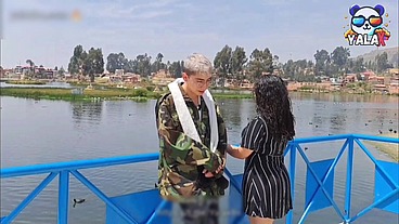 COGIENDO EN LA LAGUNA DE ACHOCALLA BOLIVIA - YALAX