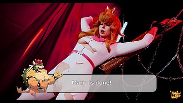 Mario. Bowser fucked Princess Peach with his BBC -