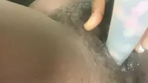 Black Solo Girl Wonders in Creamy Cum Show
