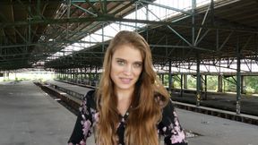 I have to pee in this abandoned train station