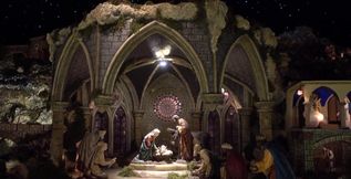 Angels celebrating Christmas