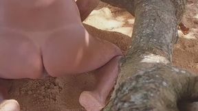 Ladysilva crossdresser my hot ass sexy on the beach