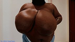 Maja meets Delilah Part 2 - The hot Purple Lingerie Strip with Busty Delilah (Clip No 2846 - mp4 version)