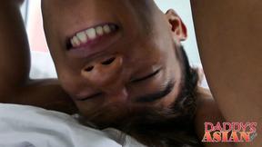 ”Asian twink gets a thorough ass pumping inspection by doc Daddy”