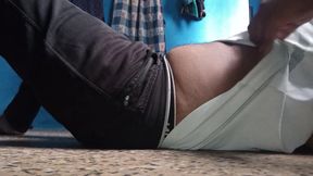 Desi Gay Cock Masterbation with Condom