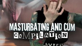 Masturbating and Cum Compilation