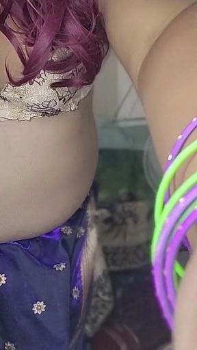 My Greeen Saree Thank You Fan