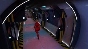 Epic scifi girlfight