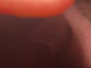 Sounding Rod Stuck inside Me while I Cum