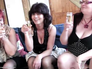 Aged sex intimate party with mamas and step son