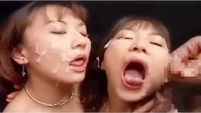 Hot Jav Beauties Enjoy Sticky Facial Fromhorn Sexy Asianslesbs