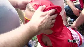 Snow bunny cum bunny