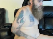 Bob playing with cock and asshole in chatroom