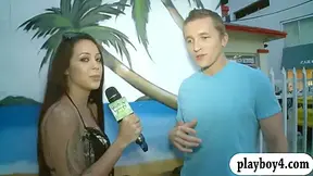 Hot Blonde Babe Convinced To Suck Hard Dick Thru Gloryh