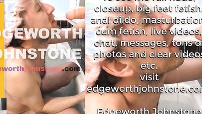 EDGEWORTH JOHNSTONE – Piss Slut takes a Bath - Male dido pee fetish peeing urine drinking - Bathing nude