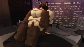 Roblox snowbunny gets her asshole FUCKED by my BBC