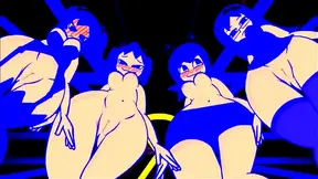 Enchanting Anime Babe Dances Seductively to Timmy Trumpets Epic Drop