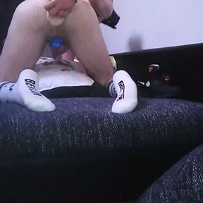 (GER) Sk8erboyKeV with PuppyMask, sniffs smelly socks &amp; Sneaks and asshole fucked up