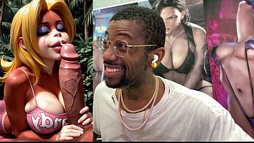 Candy Kong Makes A Hard Cock Cum Hard Ass Fuck As She Sucks It Off, AI Generated