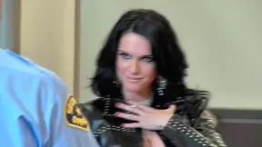 Horny passenger sluts get a kinky cavity search