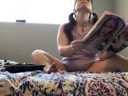 Goddess with Hairy Legs Reads a Magazine and Ignores You