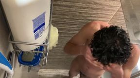 Str8 Messenger Comes to My House to Take a Shower so I Grab My Camera