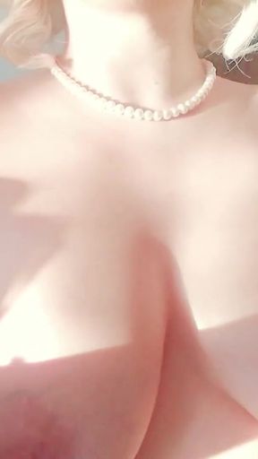 Vanilla Boobs Tease Naked Sexy MILF Arya Grander   Clip 1